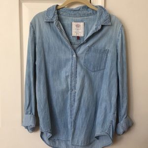 Denim button up shirt